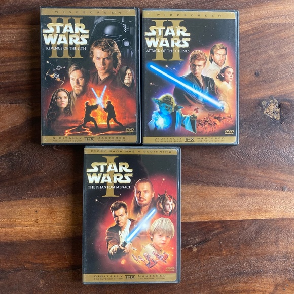 Lot Star Wars DVD Episodes 1-6 (I-VI) Widescreen Force Awakens Rouge One Blu-ray - Picture 2 of 11